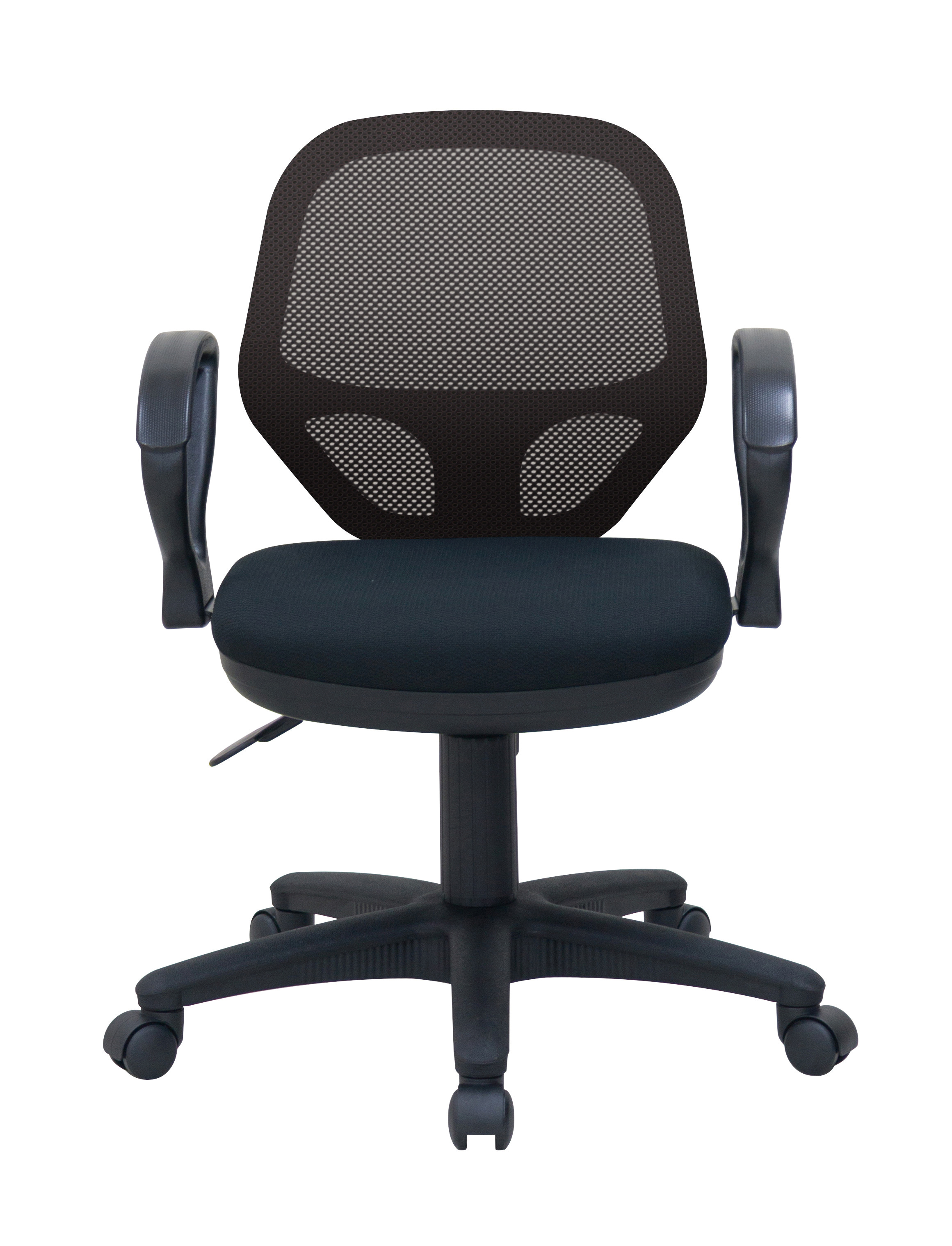 【新品】 ニシキ オフィスチェア 肘付き レッド/ブラック ブラック TN-2825A