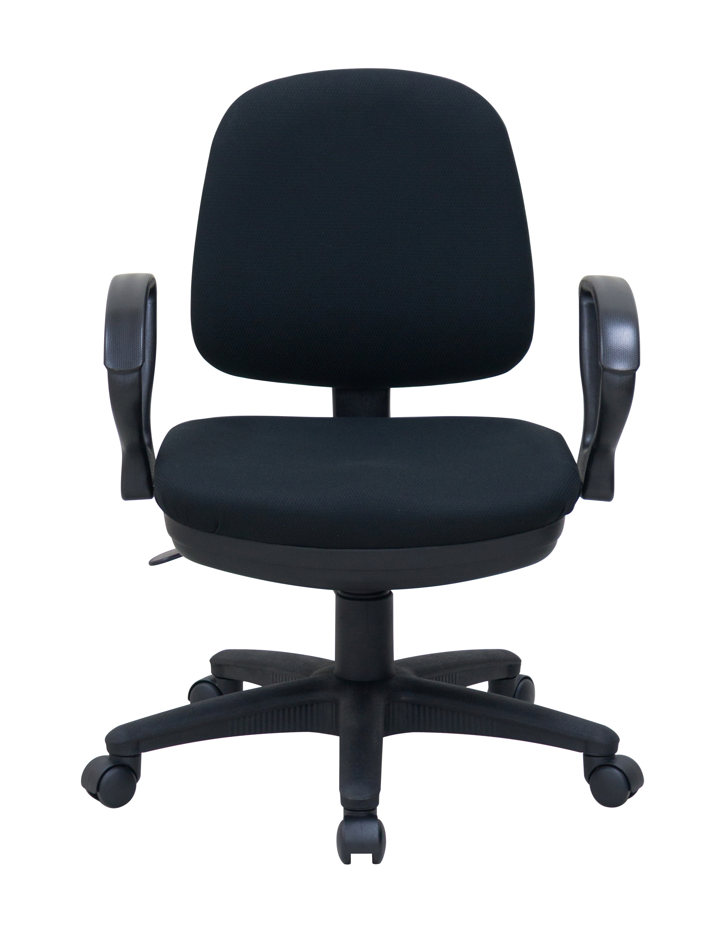 【新品】 ニシキ オフィスチェア 肘付き ブルー/ブラック ブラック TN-2146A