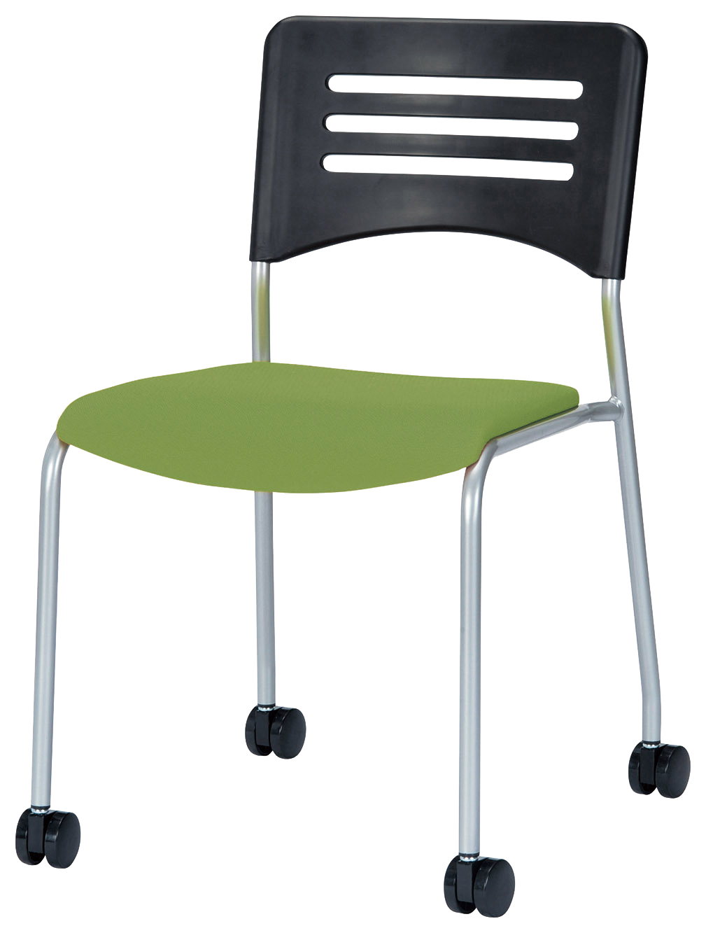 【新品】 ニシキ オフィスチェア キャスター付き ホワイト/ブラック ピンクローズ/オレンジ/モスグリーン/ネイビー/ブラック スチール NT-90SC