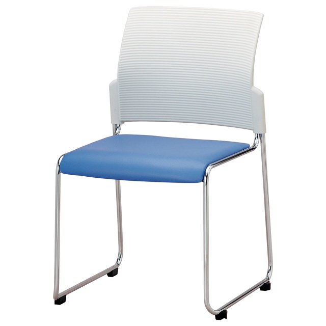 【新品】 ニシキ オフィスチェア ブラック/ホワイト ブラック/ブルー スチール FC-88V