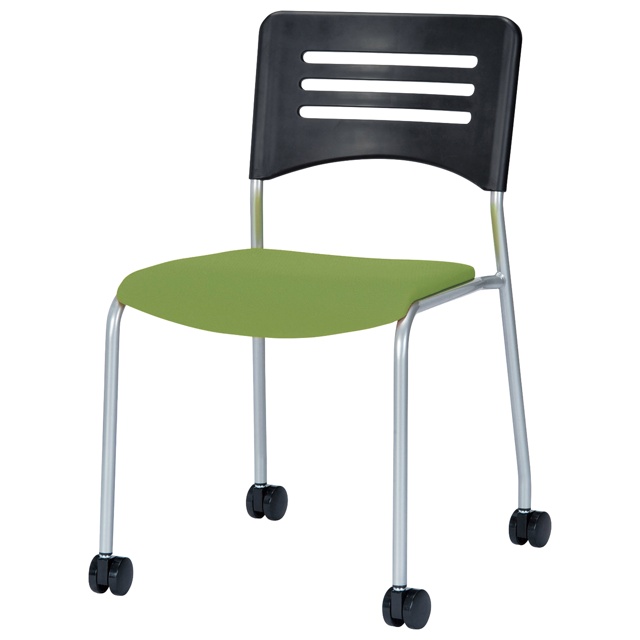 【新品】 ニシキ オフィスチェア キャスター付き ホワイト/ブラック ピンクローズ/オレンジ/モスグリーン/ネイビー/ブラック スチール NT-90SC