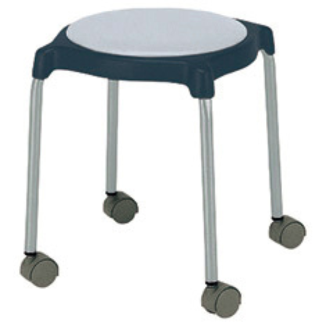 【新品】 ニシキ オフィスチェア キャスター付き ブルー/ピンク/グレー/グリーン スチール CUPPO-CC