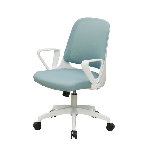 【新品】 ニシキ オフィスチェア 肘付き ブラック/ミントグレー/オレンジ ホワイト SQ1